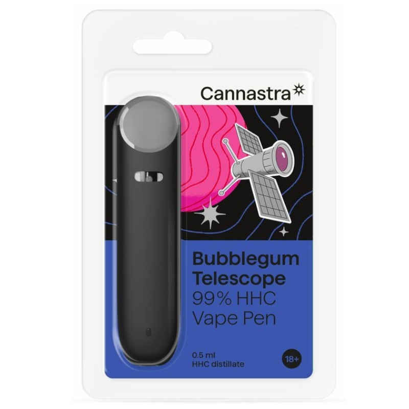 Cannastra HHC  Vape 0,5ml 99% HHC | BubbleGum Telescope