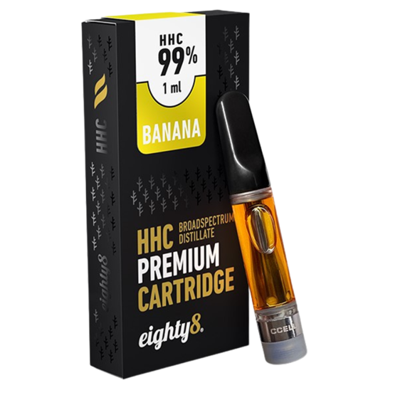 Eighty8 premium HHC cartridge 1ml - Banana