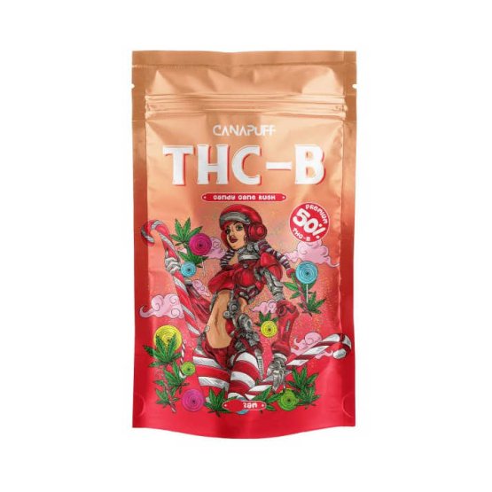 Canapuff 50% THC-B Flower | Candy Cane Kush