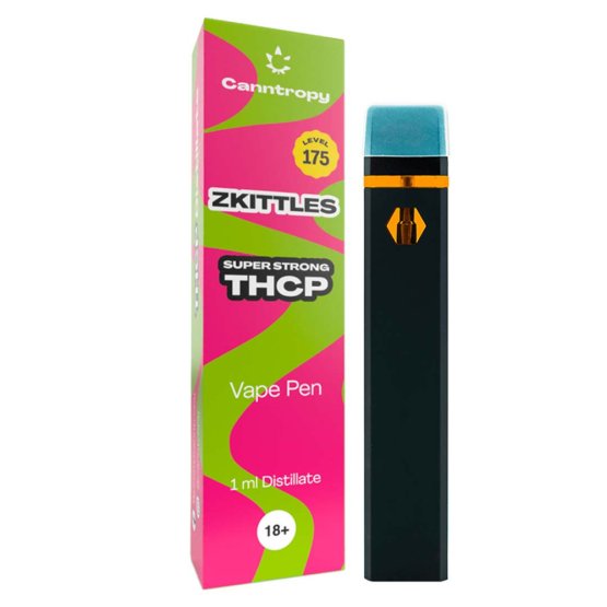 Canntropy Super Strong THC-P Vape 5%THC-P  90% CBD 1ml | Zkittlez