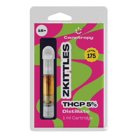 Canntropy THC-P cartridge 1ml 5% THC-P  90% CBD | 'Zkittlez