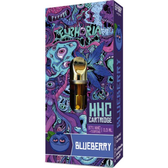 Euphoria HHC cartridge 0,5ml 97% HHC - Blueberry