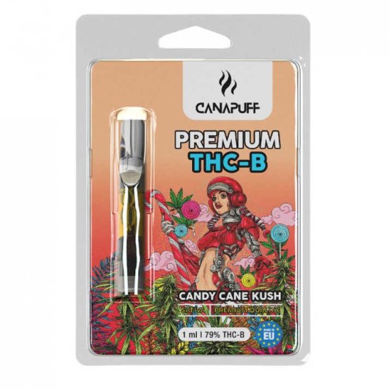Canapuff 79% THC-B Cartridge 1ml | Candy Cane Kush