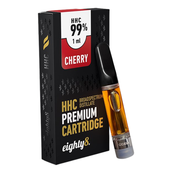 Eighty8 premium HHC cartridge 1ml - Cherry