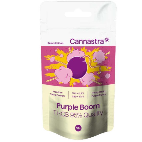 Cannastra 95% Quality THC-B Flower | Purple Boom