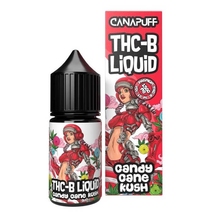 Canapuff 79% THC-B Liquide (flydende) 10ml 1500mg | Candy Cane Kush