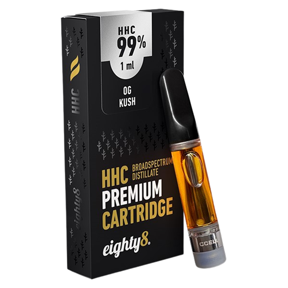 Eighty8 premium HHC cartridge 1ml - OG Kush :: It's a fucking Cannabis  store - HHC / THC - Vape - Blüte - Hash