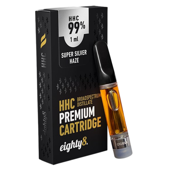 Eighty8 premium HHC cartridge 1ml - Super Silver Haze