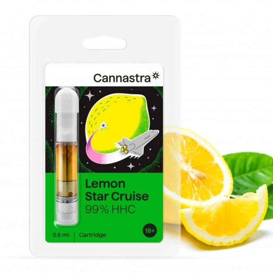 Cannastra HHC cartridge 0,5ml 94% HHC - Lemon Star Cruise