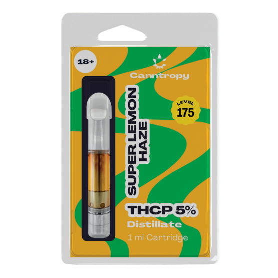 Canntropy THC-P cartridge 1ml 5% THC-P  90% CBD | Super Lemon Haze