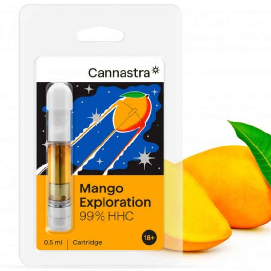 Cannastra HHC cartridge 0,5ml - 1ml 94% HHC - Mango Exploration