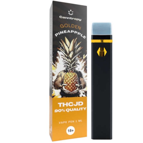 Canntropy 90% Quality THC-JD Vape 1ml | Golden Pineapple