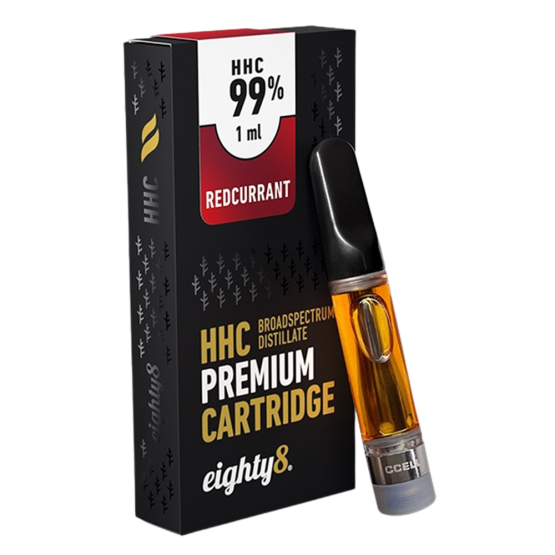 Eighty8 premium HHC cartridge 1ml - Redcurrant