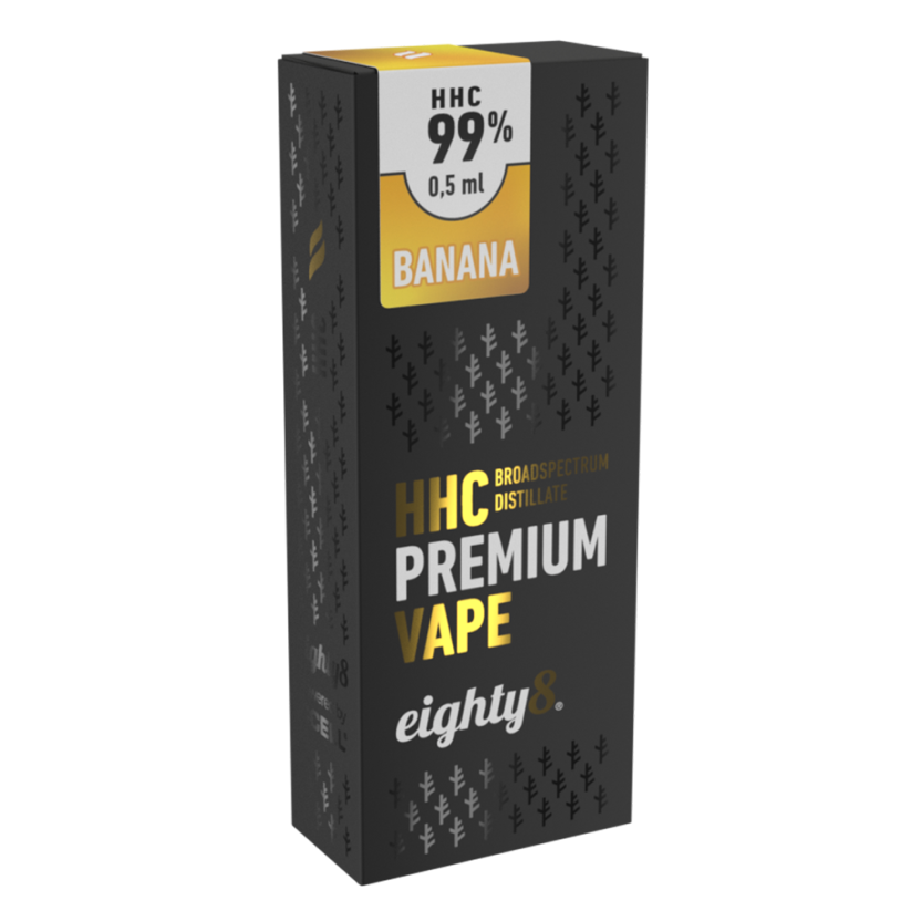 Eighty8 HHC Vape 0,5ml - 2ml 99% HHC | Banana - Size: 0,5ml