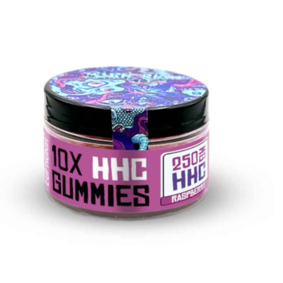 Euphoria HHC Gummies 10 x 25mg | Raspberry