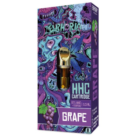 Euphoria HHC cartridge 0,5ml 97% HHC - Grape