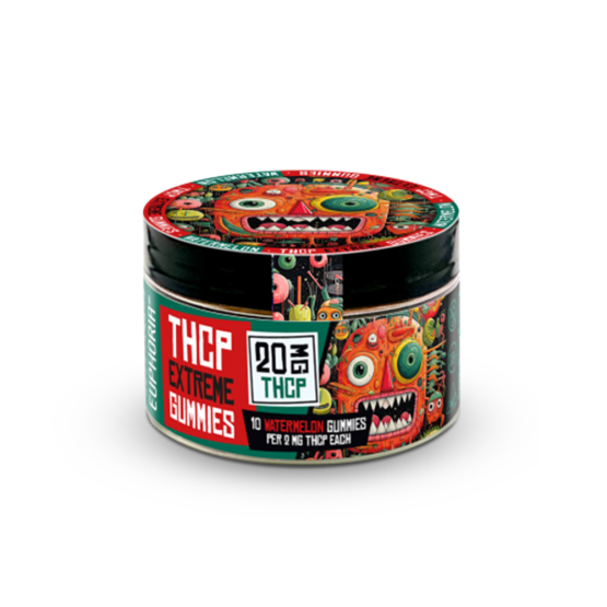 Euphoria THC-P Gummies 10 x 2mg, 20mg THC-P | Watermelon