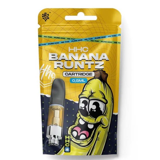 HHC cartridge 0,5ml  - 1ml 94% HHC - Banana Runtz